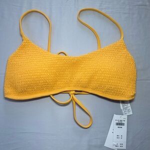 NWT Hollister Orange Bikini Top Size Medium